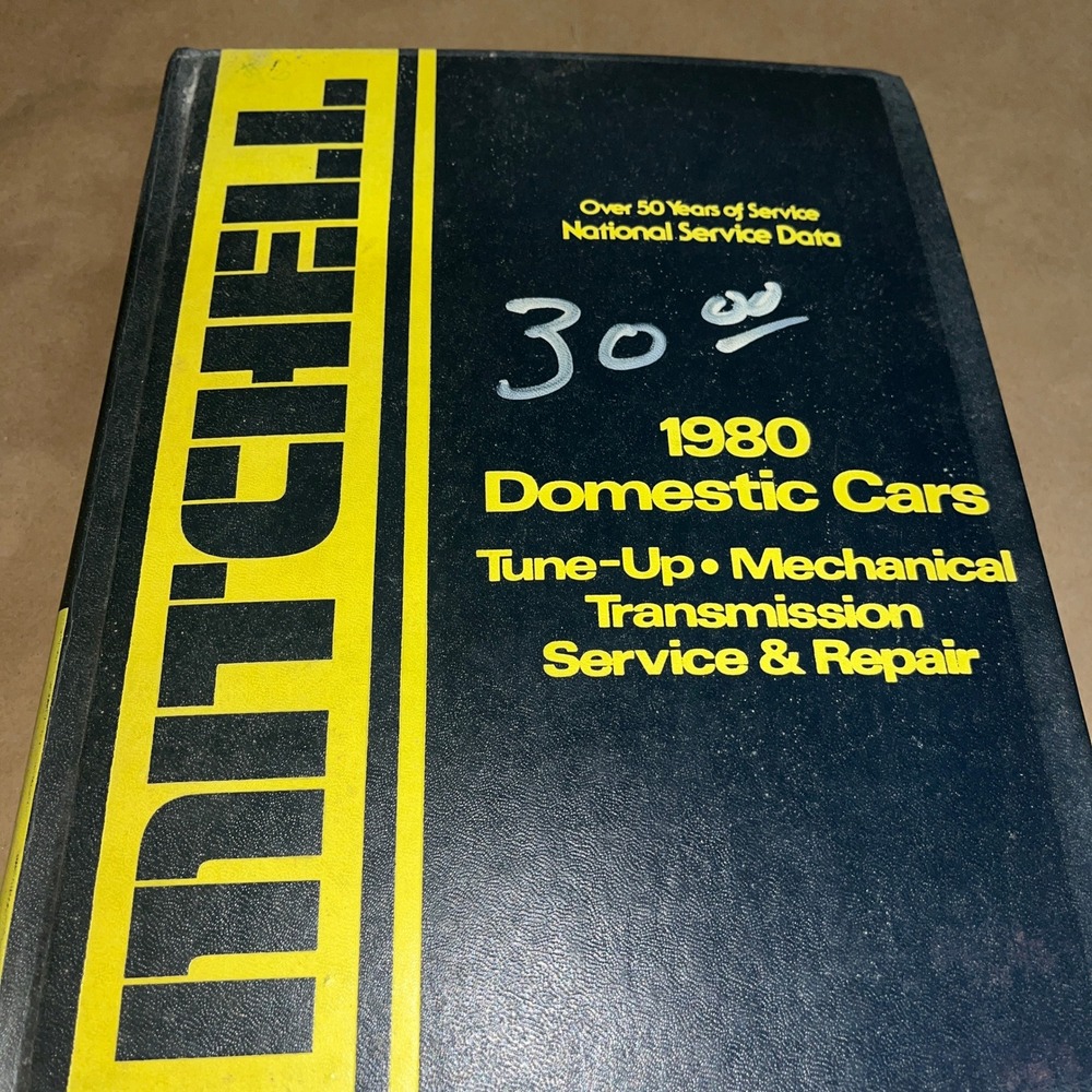 1980 Mitchell Domestic Cars Tune Up Mechanical Transmission‎ Service & Repair